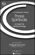 Three Spirituals SATB choral sheet music cover